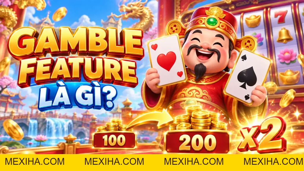 Gamble Feature Là Gì? Cơ Chế Nhân Đôi Phần Thưởng | Nổ Hũ