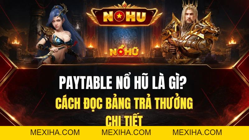 Paytable Nổ Hũ Là Gì? Hướng Dẫn Đọc Bảng Trả Thưởng